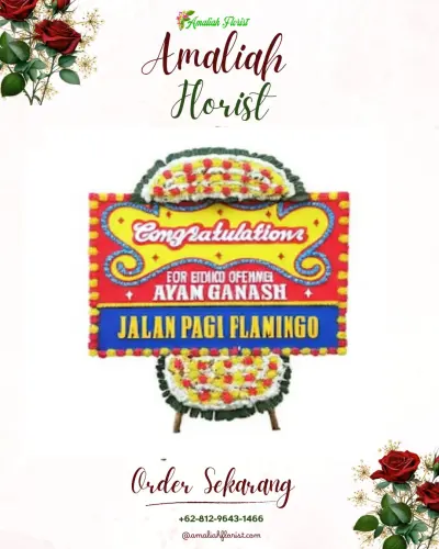 Bunga Papan Congratulation di Condro